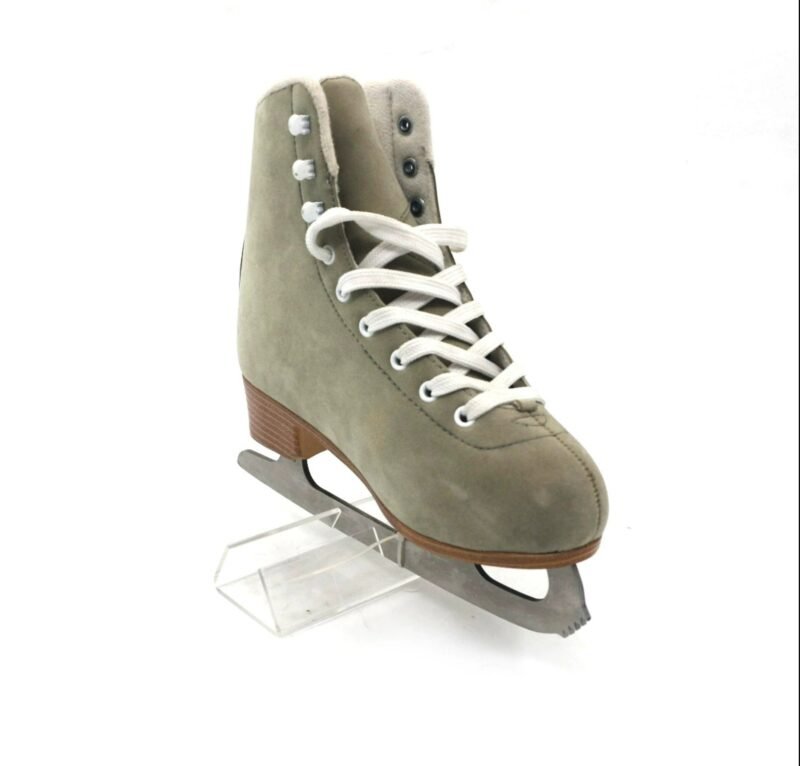Suede stainless steel ice skates - 图片 3